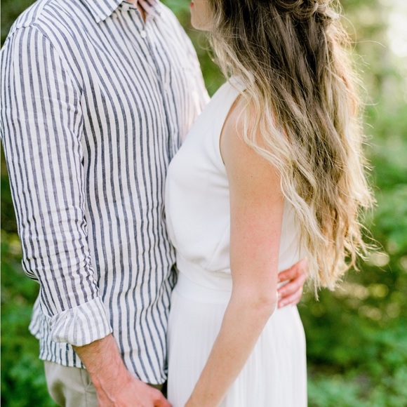 Wilfred white crop top with tie back XXS - Picture 1 of 5